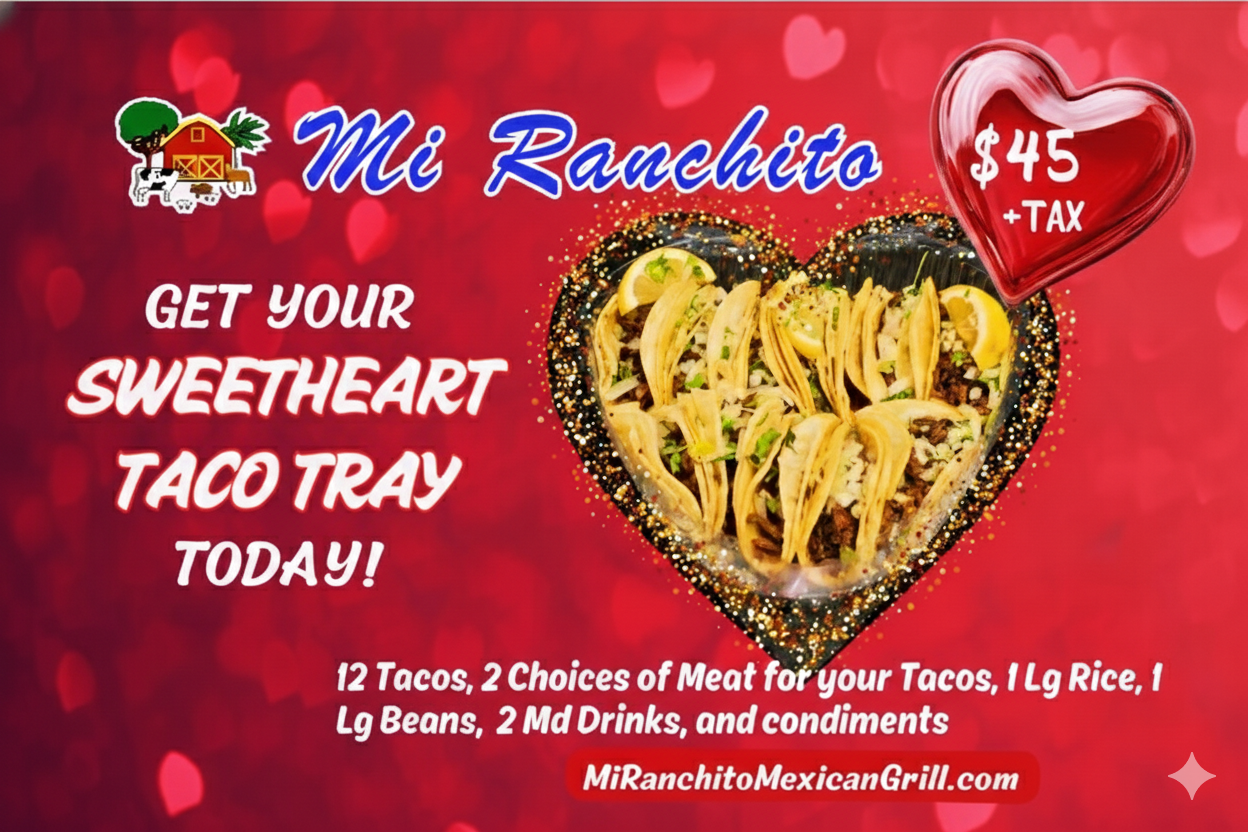 Sweetheart Taco Tray
